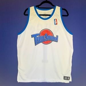 Space Jam Bugs Bunny Basketball Jersey in White - Men’s XL